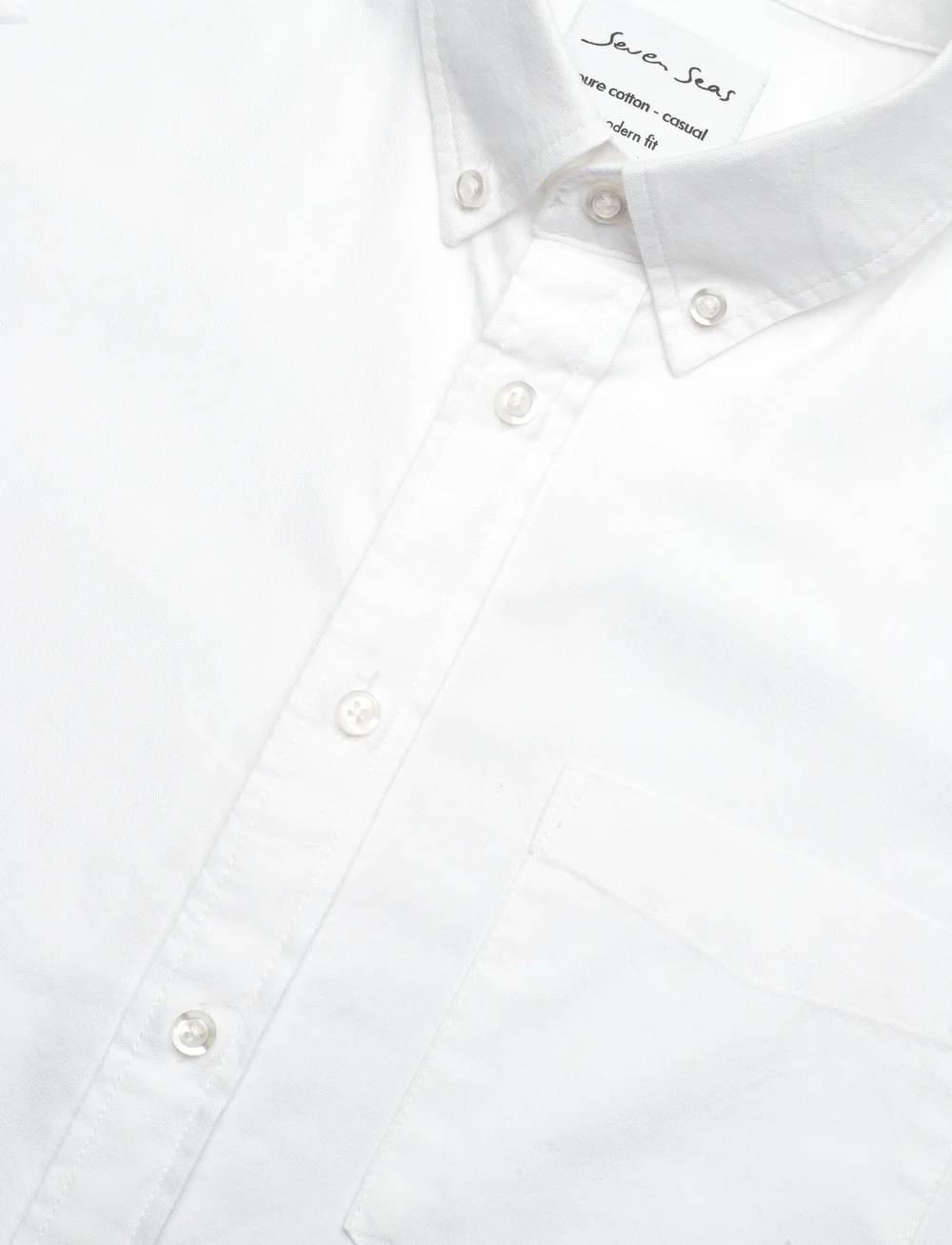 Seven Seas Copenhagen - SEVEN SEAS Oxford | modern - oxford-skjortor - white - 3