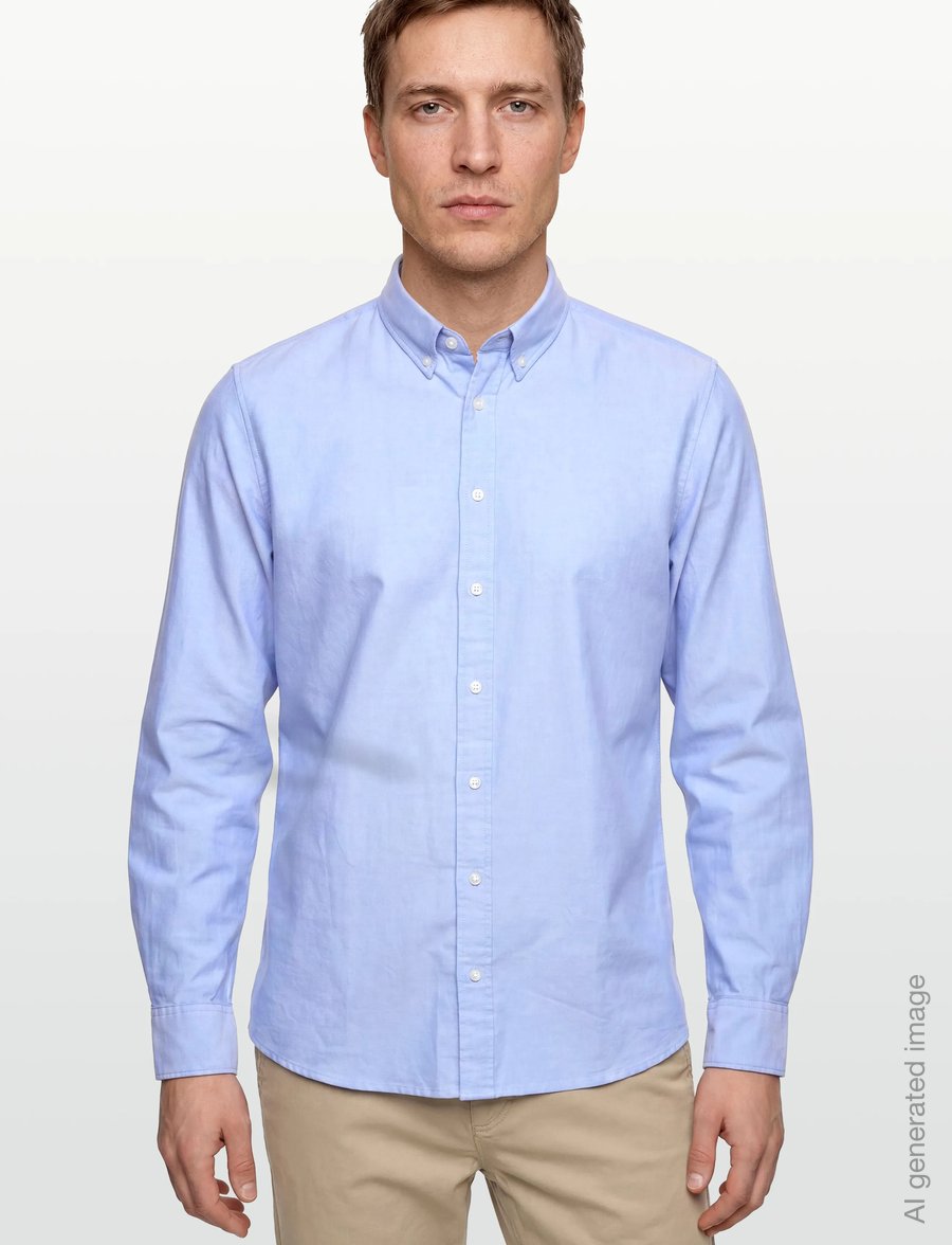 Seven Seas Copenhagen - SEVEN SEAS Oxford | slim - oxford-skjortor - light blue - 3