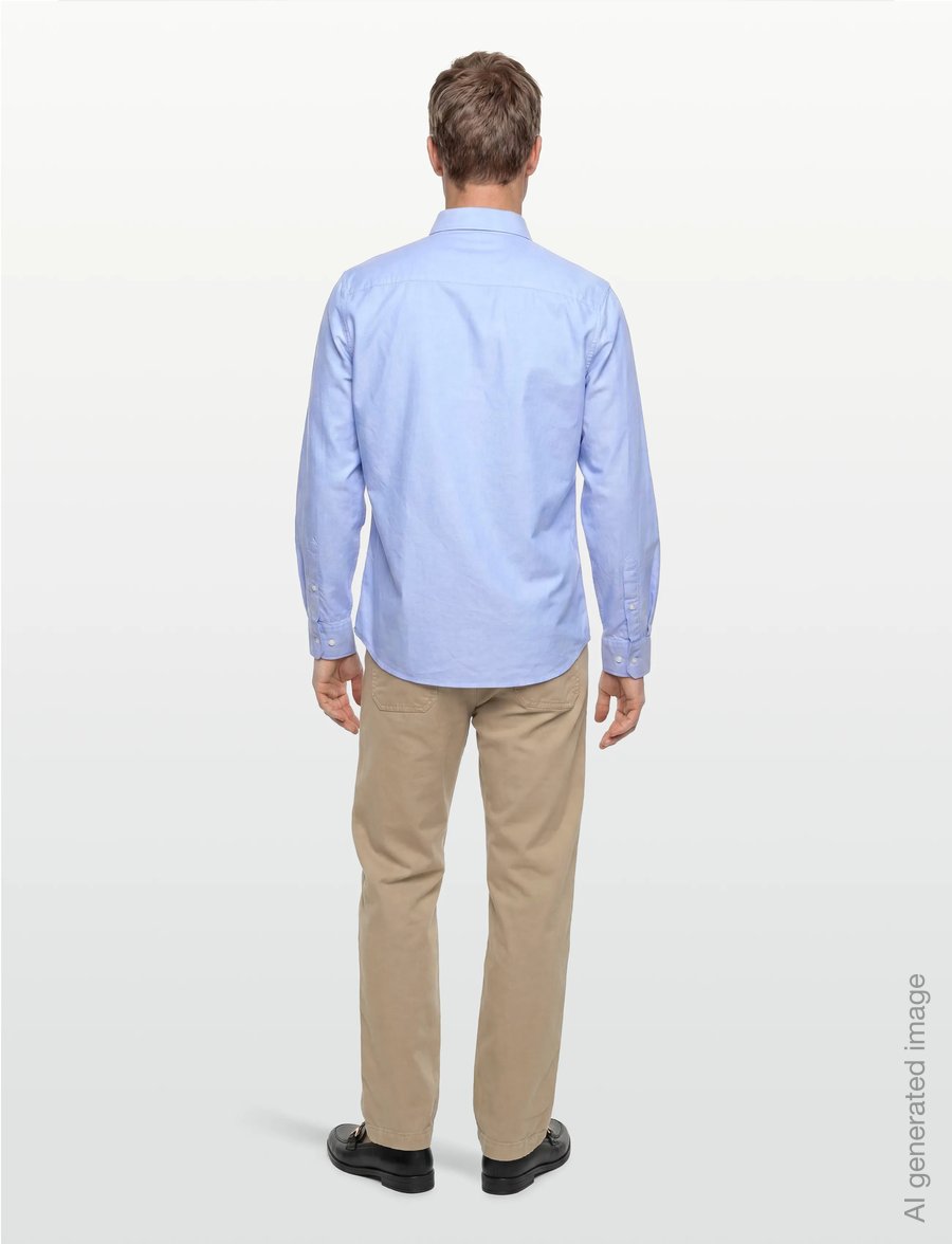 Seven Seas Copenhagen - SEVEN SEAS Oxford | slim - oxford-skjortor - light blue - 4