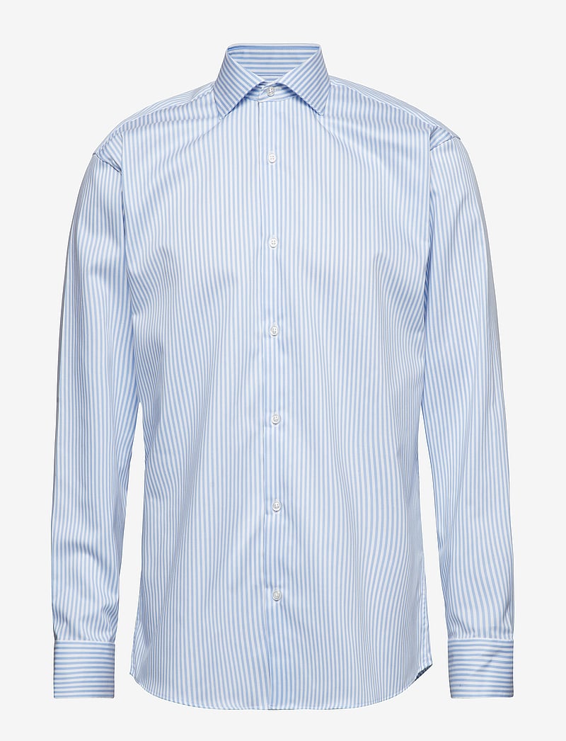 Seven Seas Copenhagen - SEVEN SEAS Fine Twill Cadet | modern - striped shirts - light blue - 0