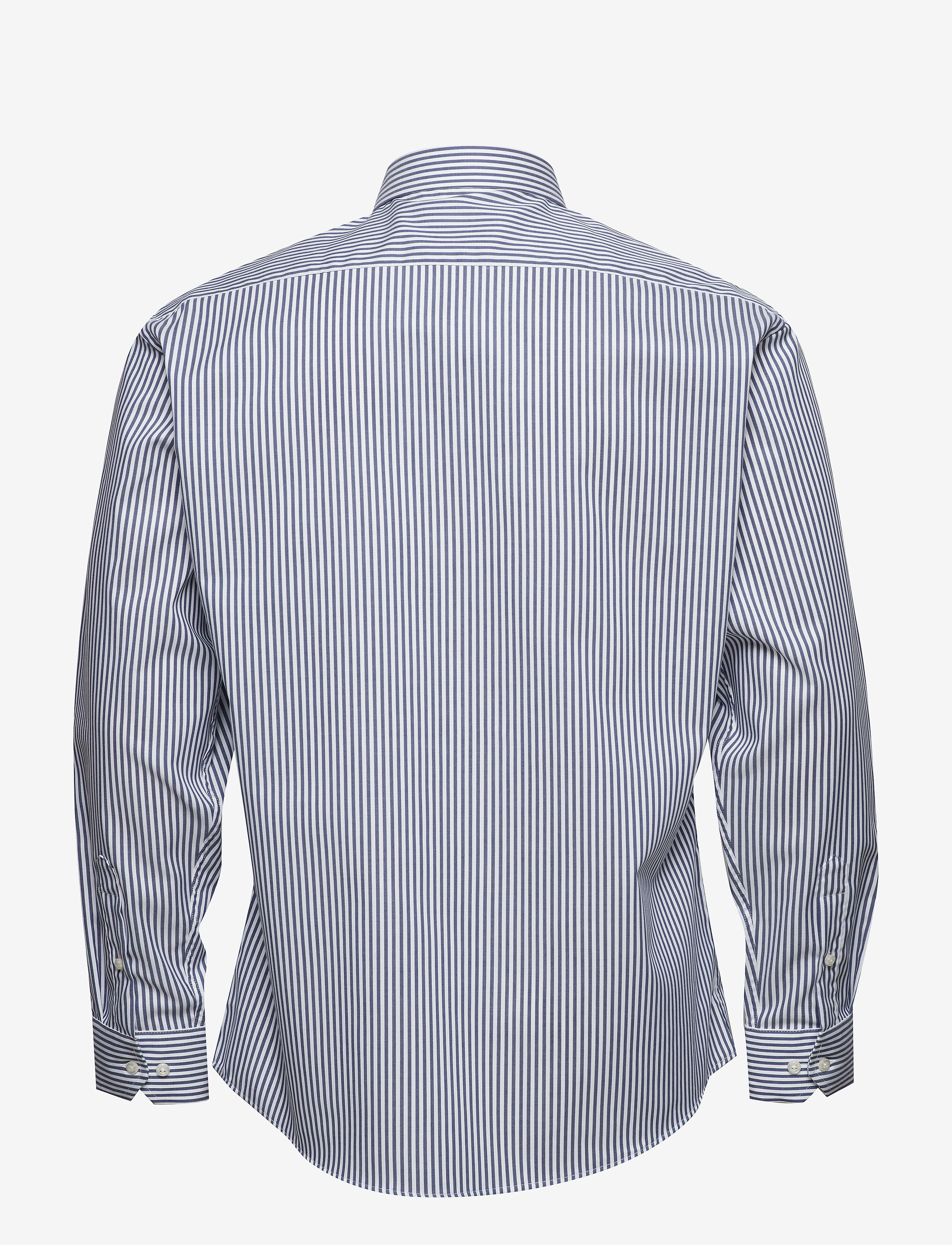 Seven Seas Copenhagen - SEVEN SEAS Fine Twill Cadet | modern - triibulised särgid - navy - 1