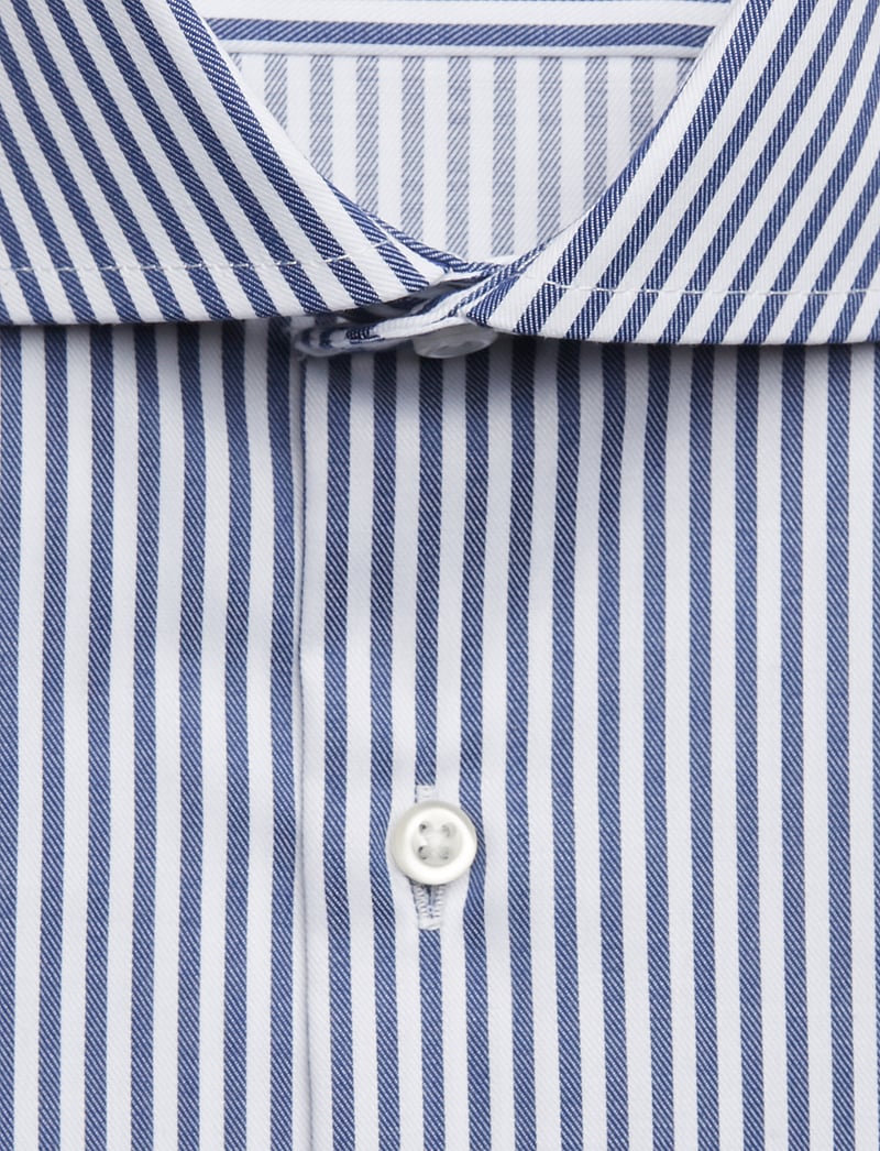 Seven Seas Copenhagen - SEVEN SEAS Fine Twill Cadet | modern - gestreifte hemden - navy - 2