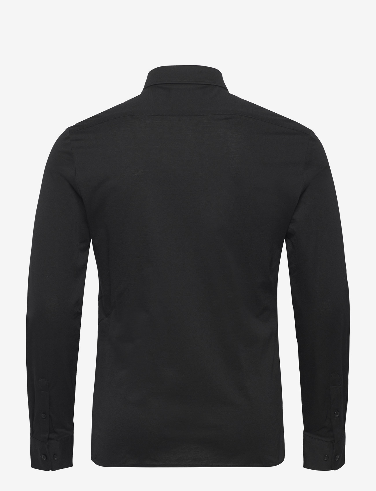 Seven Seas Copenhagen - The Jersey | Men's I LS, Slim fit - kostymskjortor - black - 1