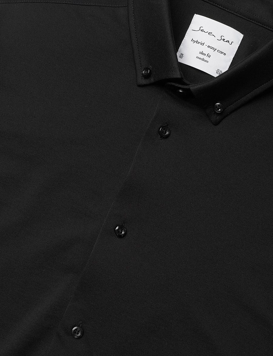 Seven Seas Copenhagen - SEVEN SEAS The Jersey | slim - formelle skjorter - black - 3