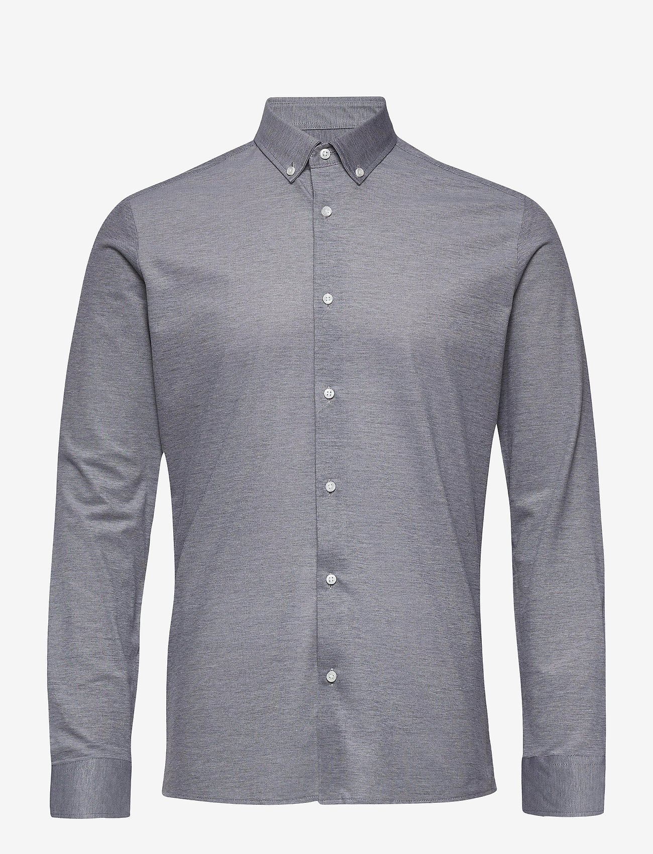 Seven Seas Copenhagen - The Jersey | Men's I LS, Slim fit - pidulikud särgid - grey - 0