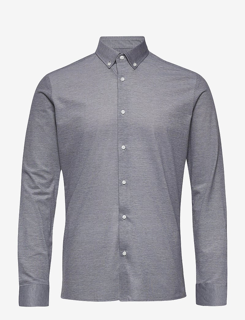 Seven Seas Copenhagen - The Jersey | Men's I LS, Slim fit - pidulikud särgid - grey - 0