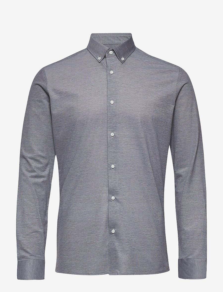 Seven Seas Copenhagen - SEVEN SEAS The Jersey | slim - formelle skjorter - grey - 1