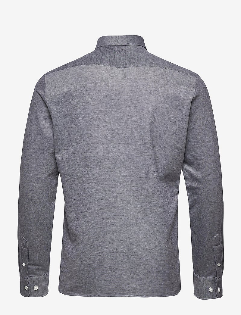 Seven Seas Copenhagen - The Jersey | Men's I LS, Slim fit - kostymskjortor - grey - 1