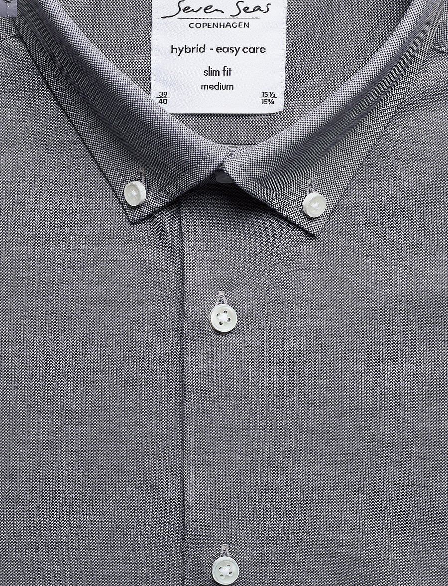 Seven Seas Copenhagen - SEVEN SEAS The Jersey | slim - formelle skjorter - grey - 3