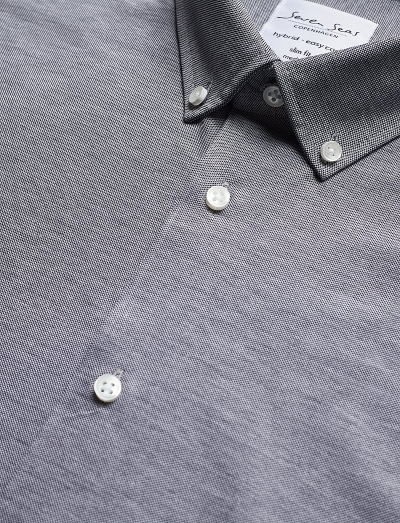 Seven Seas Copenhagen - The Jersey | Men's I LS, Slim fit - pidulikud särgid - grey - 3