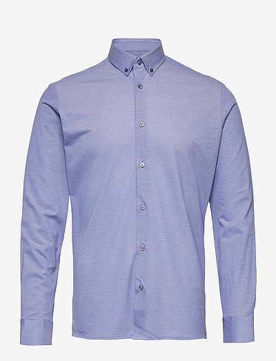 Seven Seas Copenhagen SEVEN SEAS The Jersey | slim - Shirts - LIGHT BLUE / blue