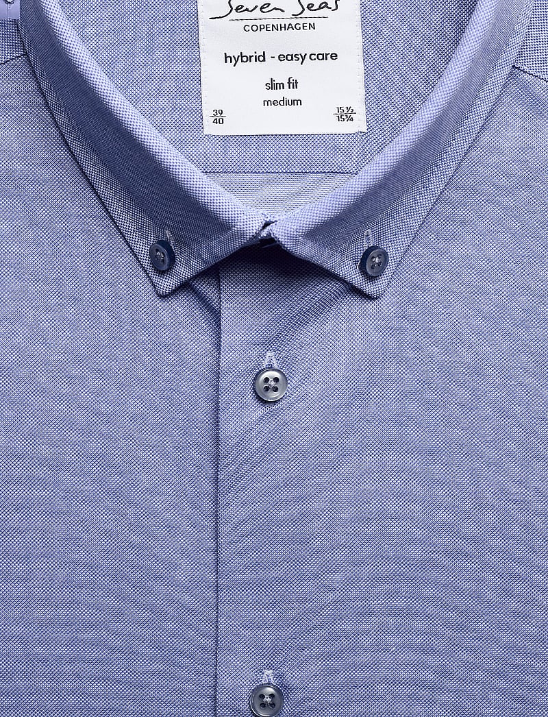 Seven Seas Copenhagen - The Jersey | Men's I LS, Slim fit - pidulikud särgid - light blue - 2