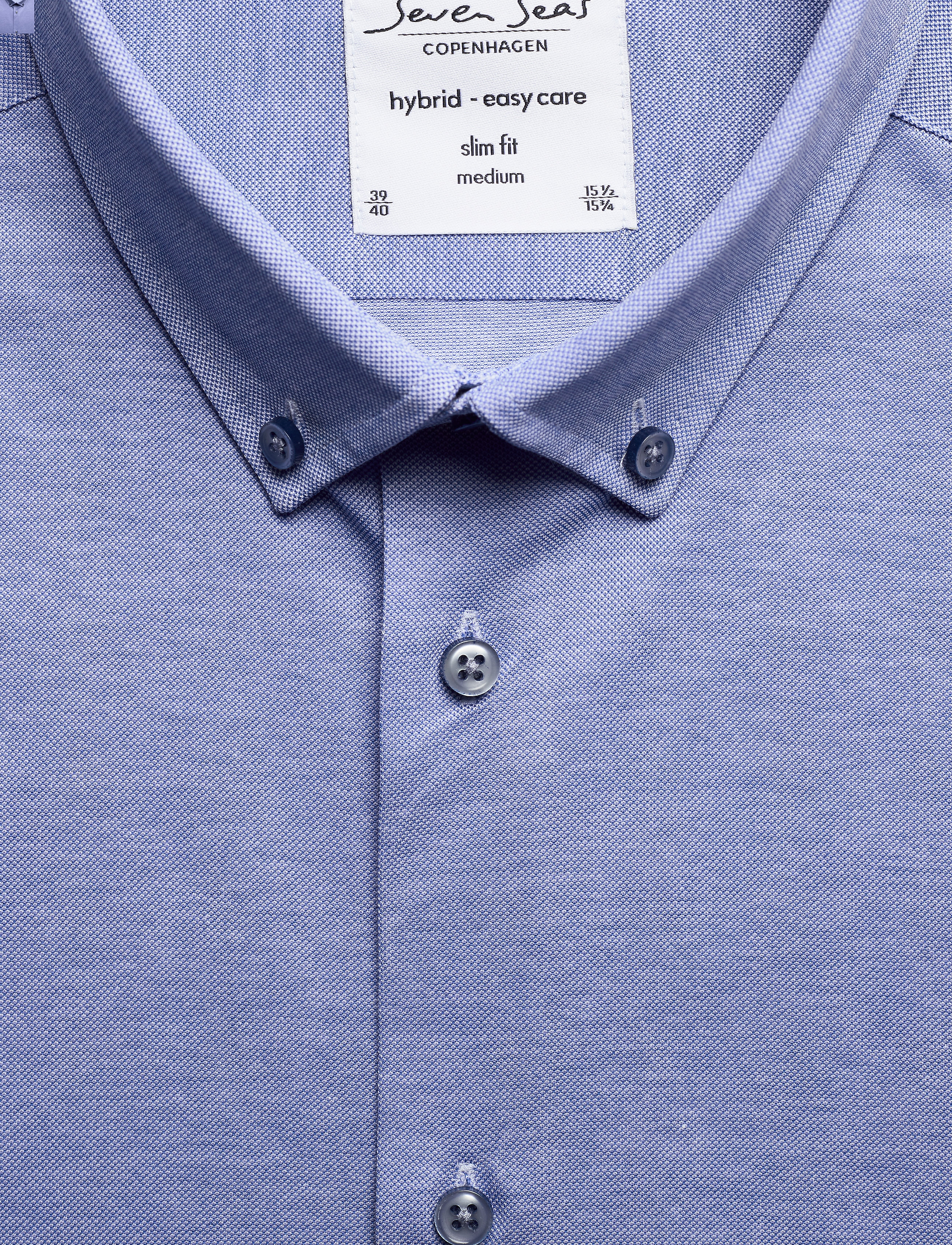 Seven Seas Copenhagen - SEVEN SEAS The Jersey | slim - formelle hemden - light blue - 2