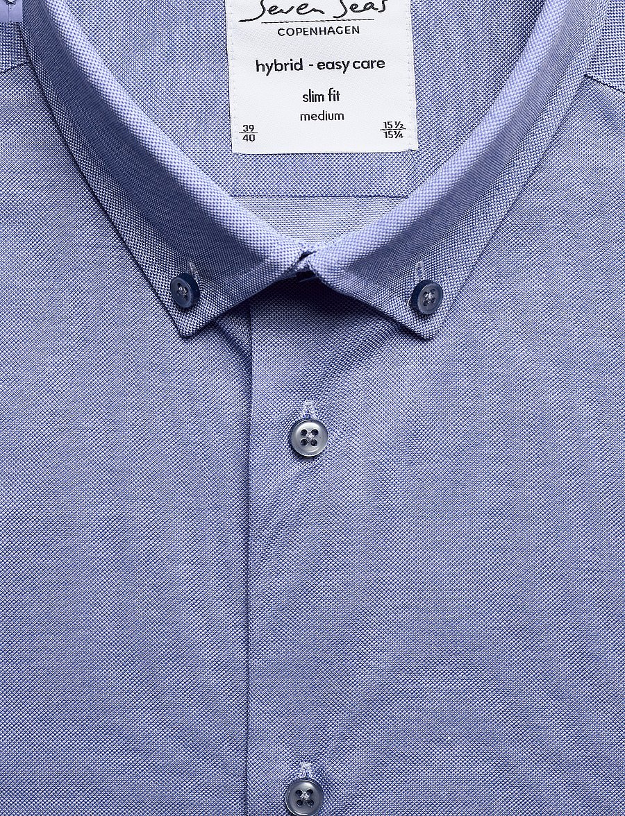 Seven Seas Copenhagen - SEVEN SEAS The Jersey | slim - formelle hemden - light blue - 2
