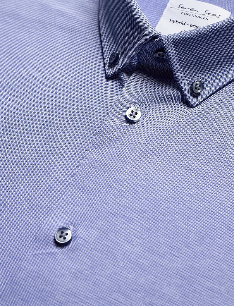 Seven Seas Copenhagen - The Jersey | Men's I LS, Slim fit - pidulikud särgid - light blue - 3