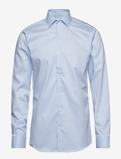 Seven Seas Copenhagen SEVEN SEAS Fine Twill Cadet | slim - Shirts - LIGHT BLUE / blue