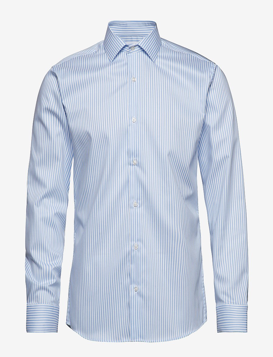 Seven Seas Copenhagen - SEVEN SEAS Fine Twill Cadet | slim - ametlikud särgid - light blue - 0