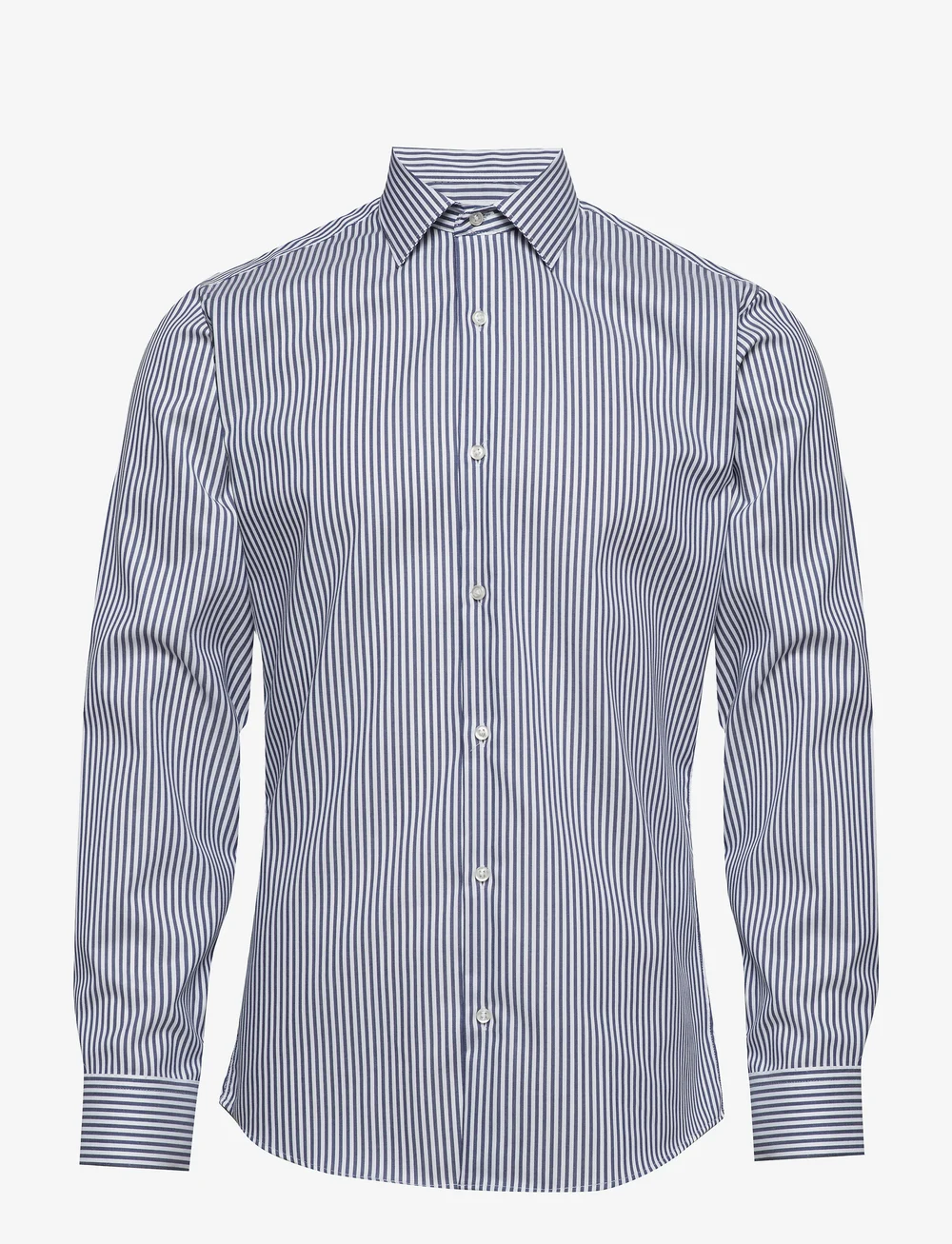 Seven Seas Copenhagen - SEVEN SEAS Fine Twill Cadet | slim - kostymskjortor - navy - 0