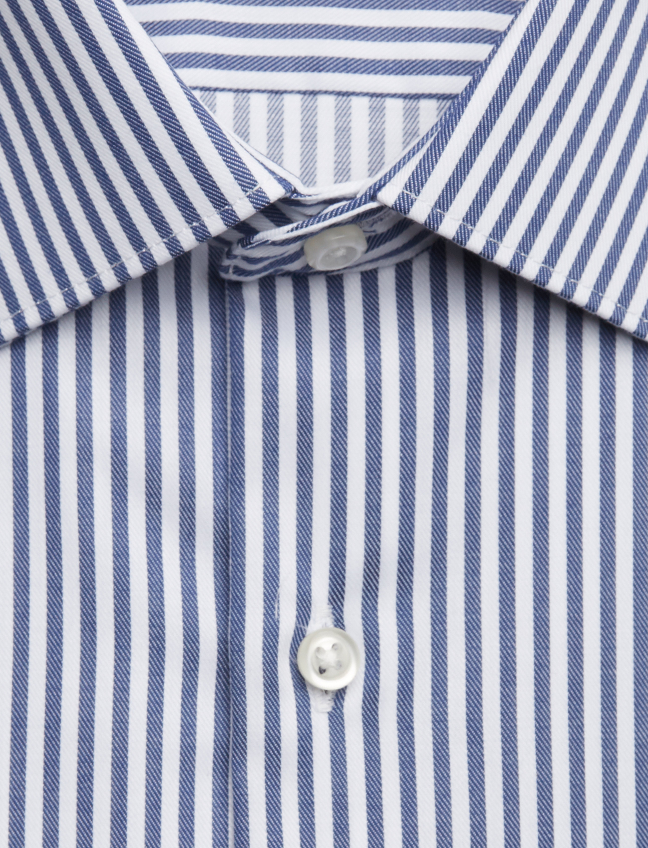 Seven Seas Copenhagen - SEVEN SEAS Fine Twill Cadet | slim - formelle hemden - navy - 3