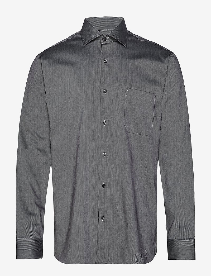 Seven Seas Copenhagen - SEVEN SEAS Fine Twill California | modern - stribede skjorter - dark grey - 0