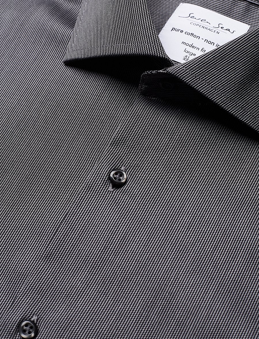 Seven Seas Copenhagen - SEVEN SEAS Fine Twill California | modern - dark grey - 3