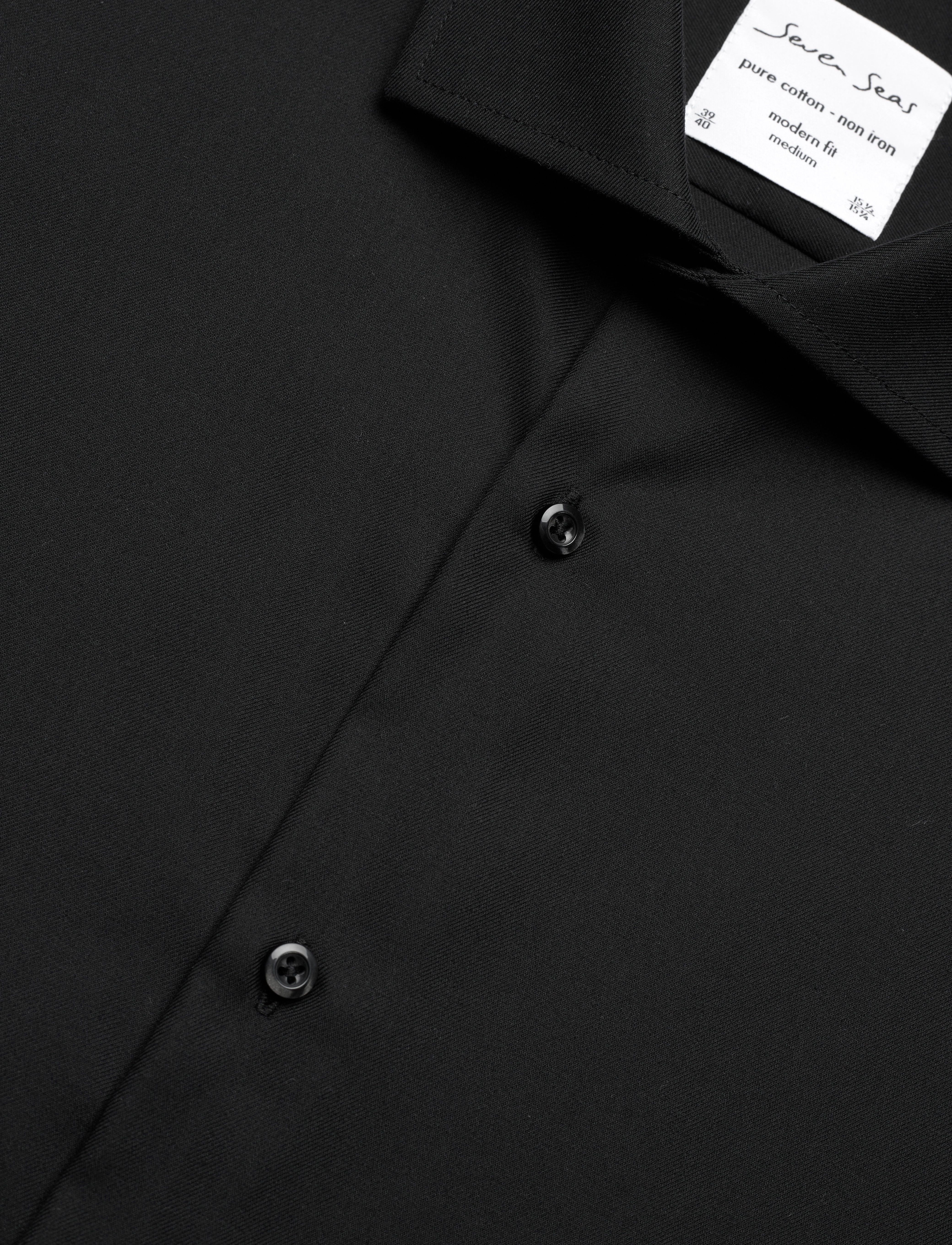 Seven Seas Copenhagen - SEVEN SEAS Fine Twill | modern | s/s - kollektsioonid - black - 3