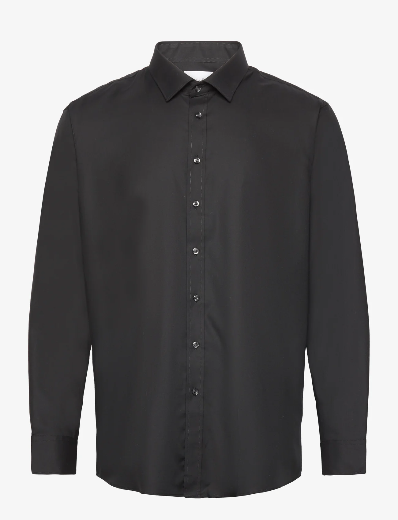 Seven Seas Copenhagen - SEVEN SEAS Fine Twill | slim - tavalised t-särgid - black - 0