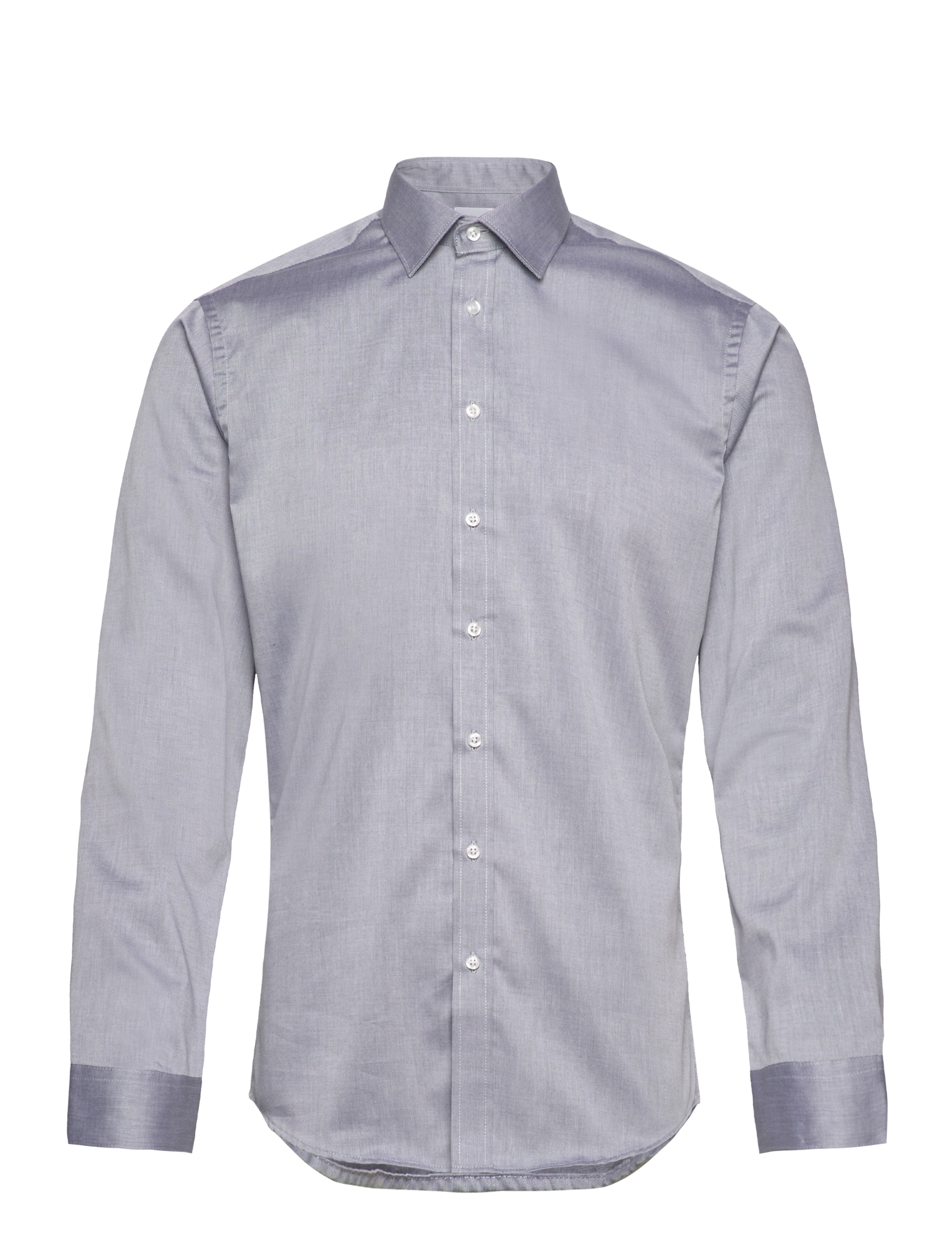 SEVEN SEAS COPENHAGEN Seven Seas Fine Twill | Slim Grau - M - Herren