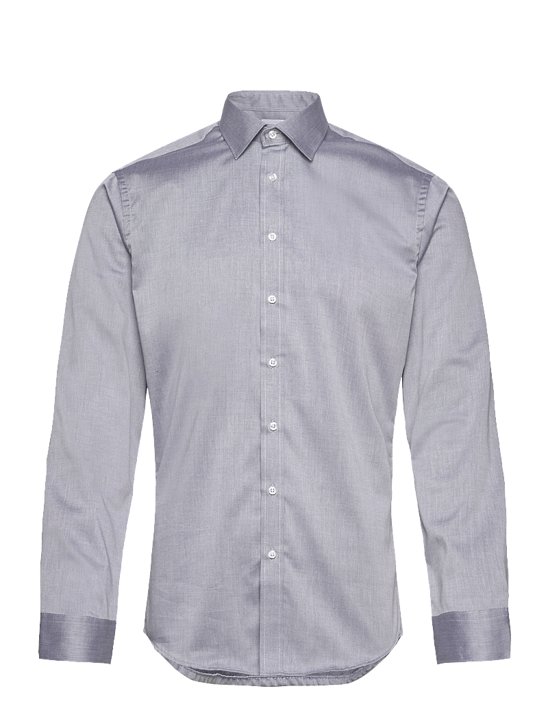 Seven Seas Copenhagen - Fine Twill - Boozt - kostymskjortor - silver grey - 0