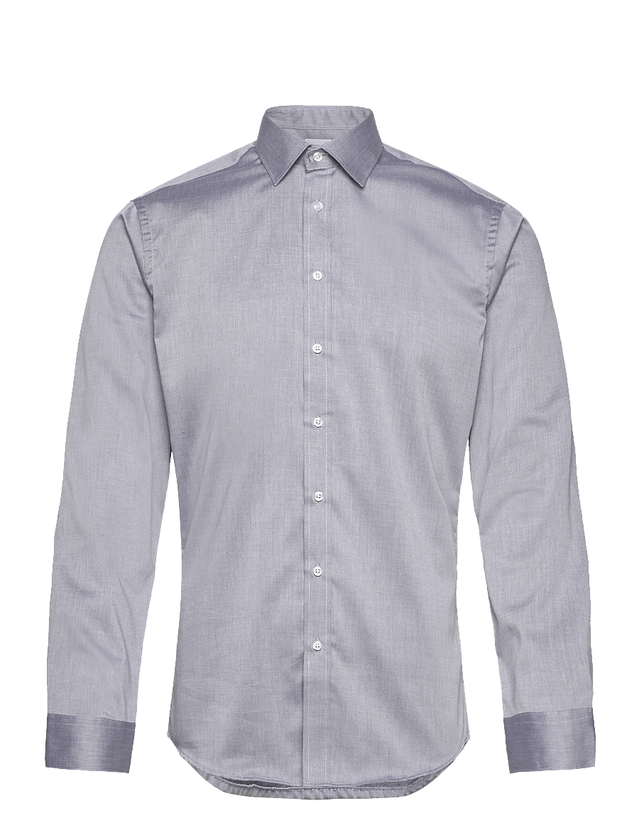 Seven Seas Copenhagen - SEVEN SEAS Fine Twill | slim - kostymskjortor - silver grey - 1