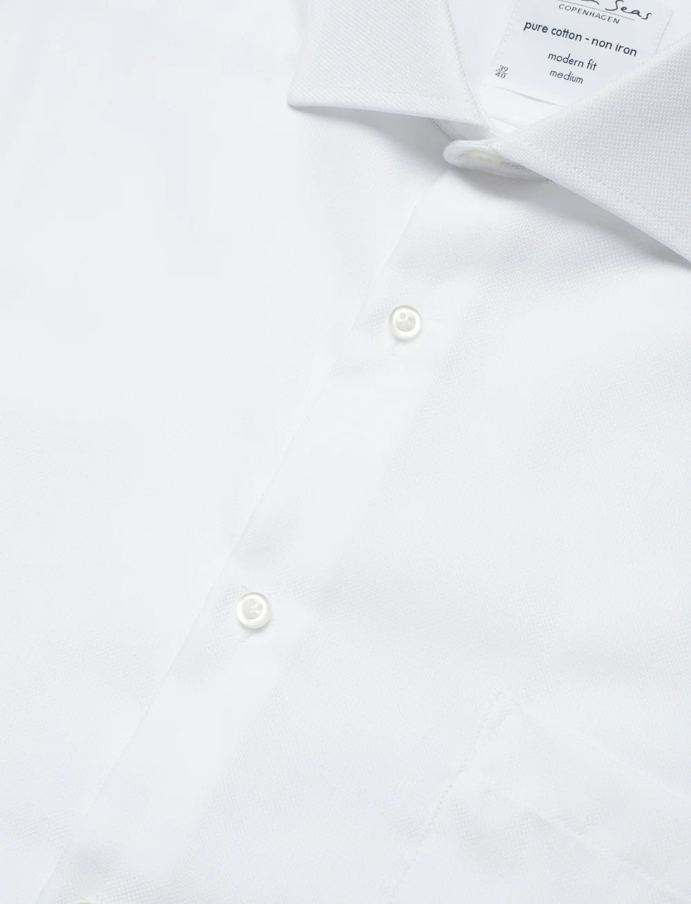 Seven Seas Copenhagen - SEVEN SEAS Royal Oxford | modern - oxford-skjortor - white - 3