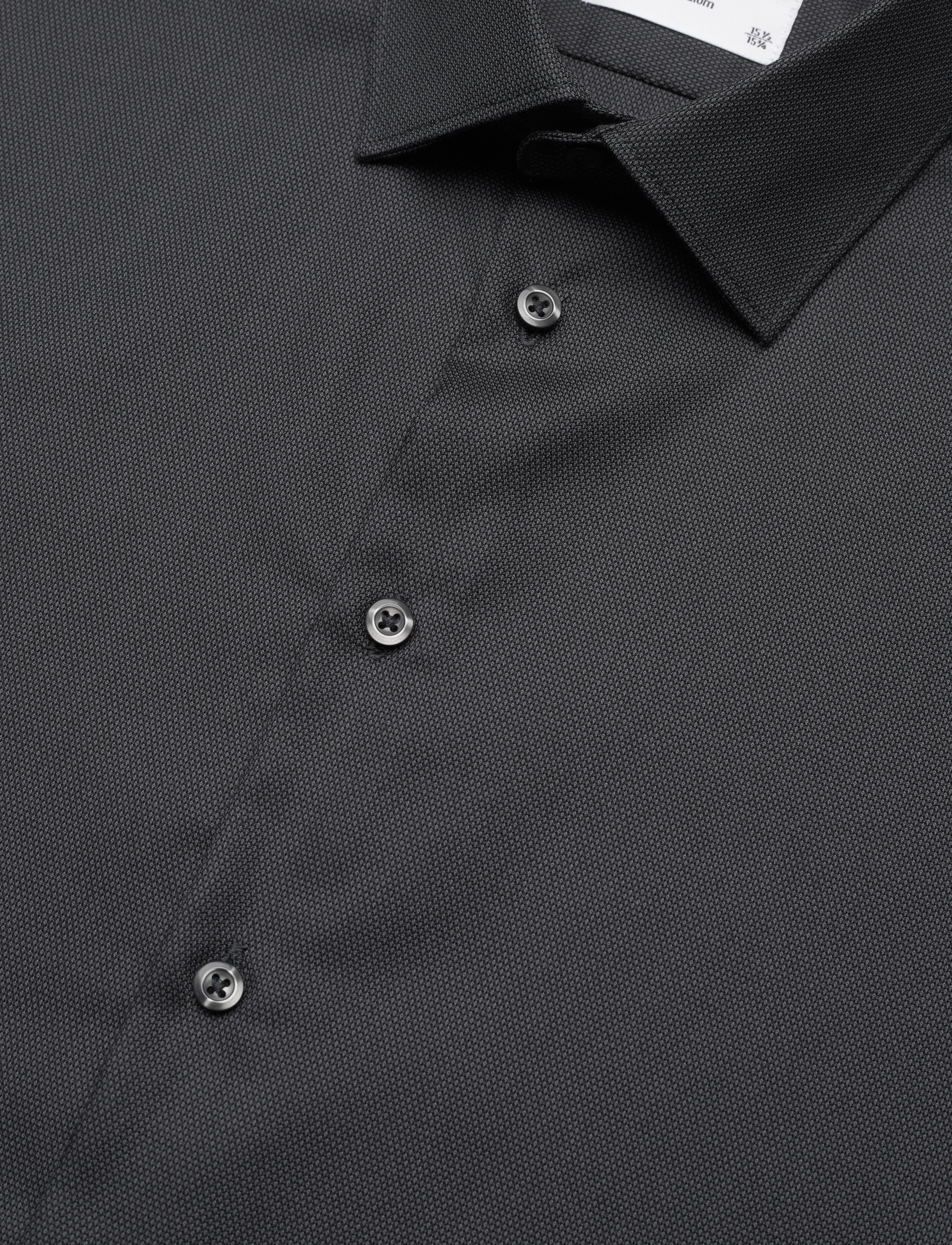 Seven Seas Copenhagen - SEVEN SEAS Royal Oxford | slim - oxford skjorter - charcoal - 3