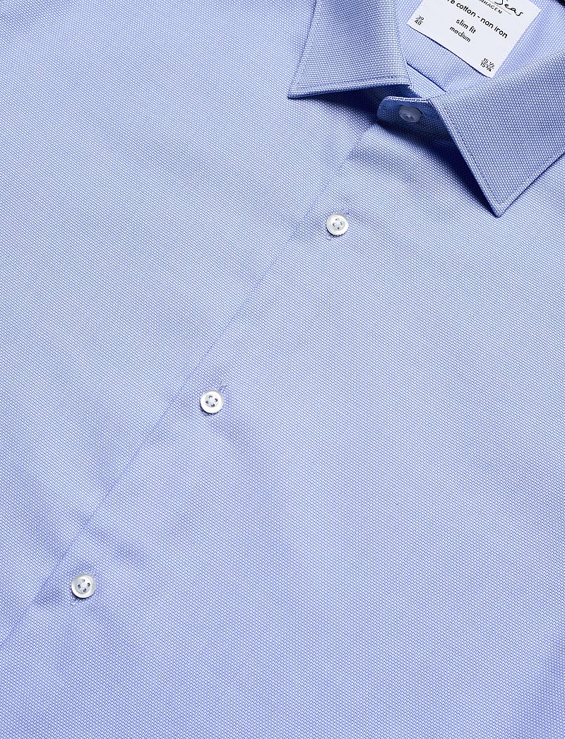 Seven Seas Copenhagen - SEVEN SEAS Royal Oxford | slim - oxford-skjortor - light blue - 4