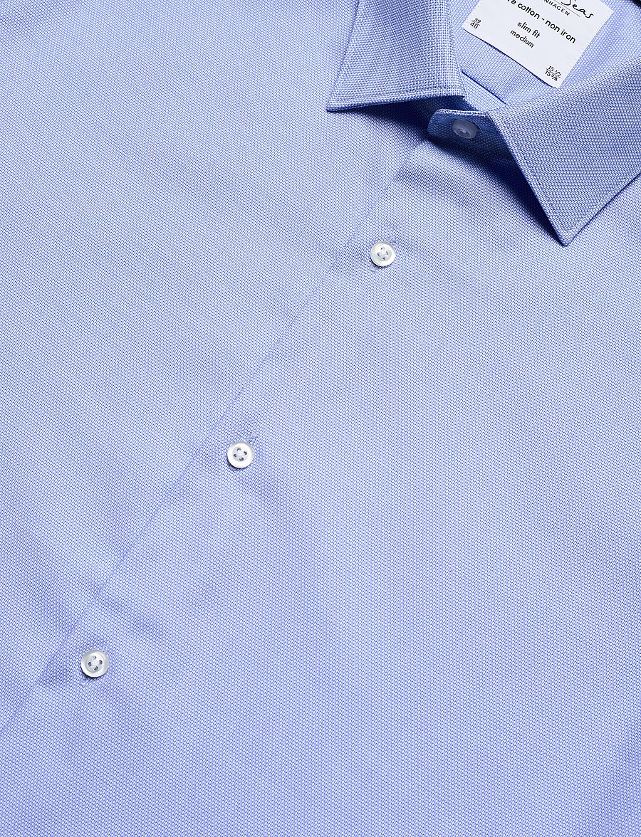 Seven Seas Copenhagen - SEVEN SEAS Royal Oxford | slim - oxford-skjortor - light blue - 4