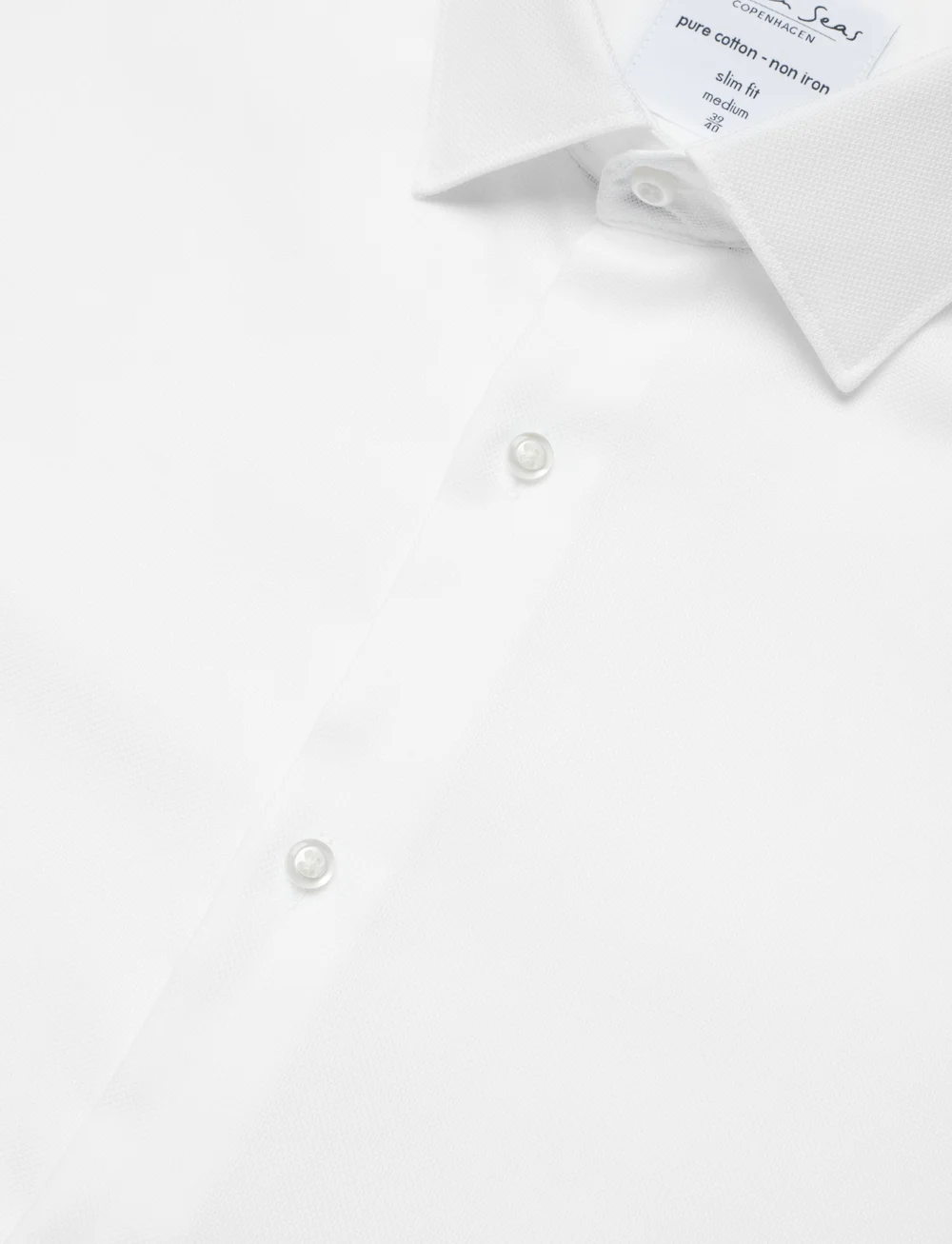 Seven Seas Copenhagen - SEVEN SEAS Royal Oxford | slim - oxford-skjortor - white - 3