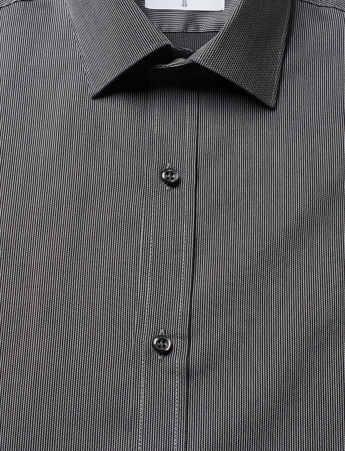 Seven Seas Copenhagen - SEVEN SEAS Fine Twill California | slim - stribede skjorter - dark grey - 2