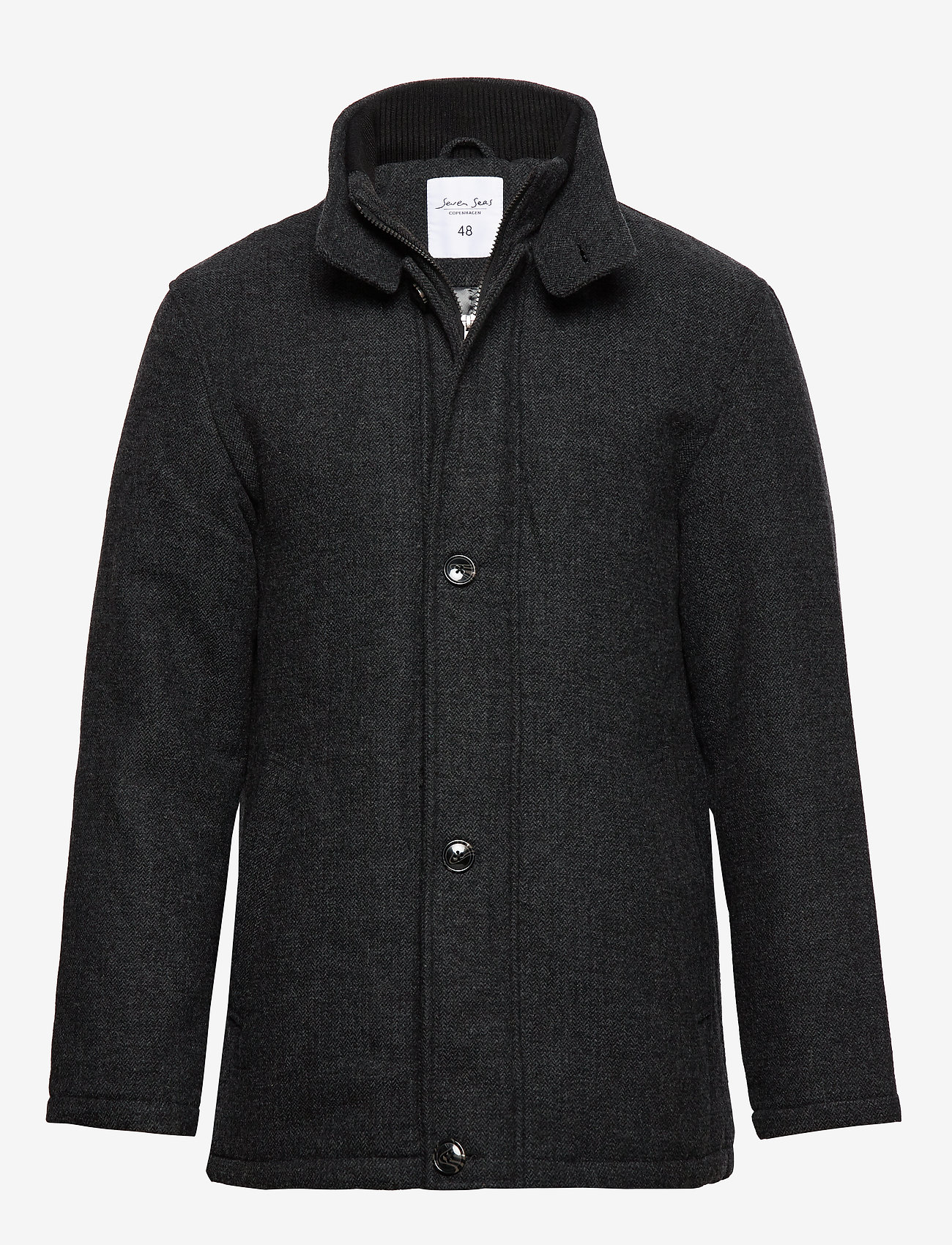 Seven Seas Copenhagen - HARRISON JACKET - dark grey - 0