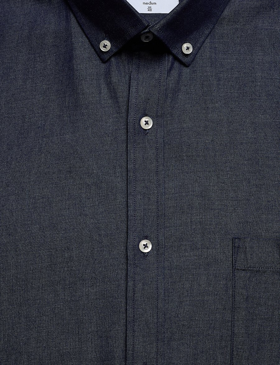 Seven Seas Copenhagen - SEVEN SEAS Soft Denim | modern - denimowe koszulki - indigo - 3