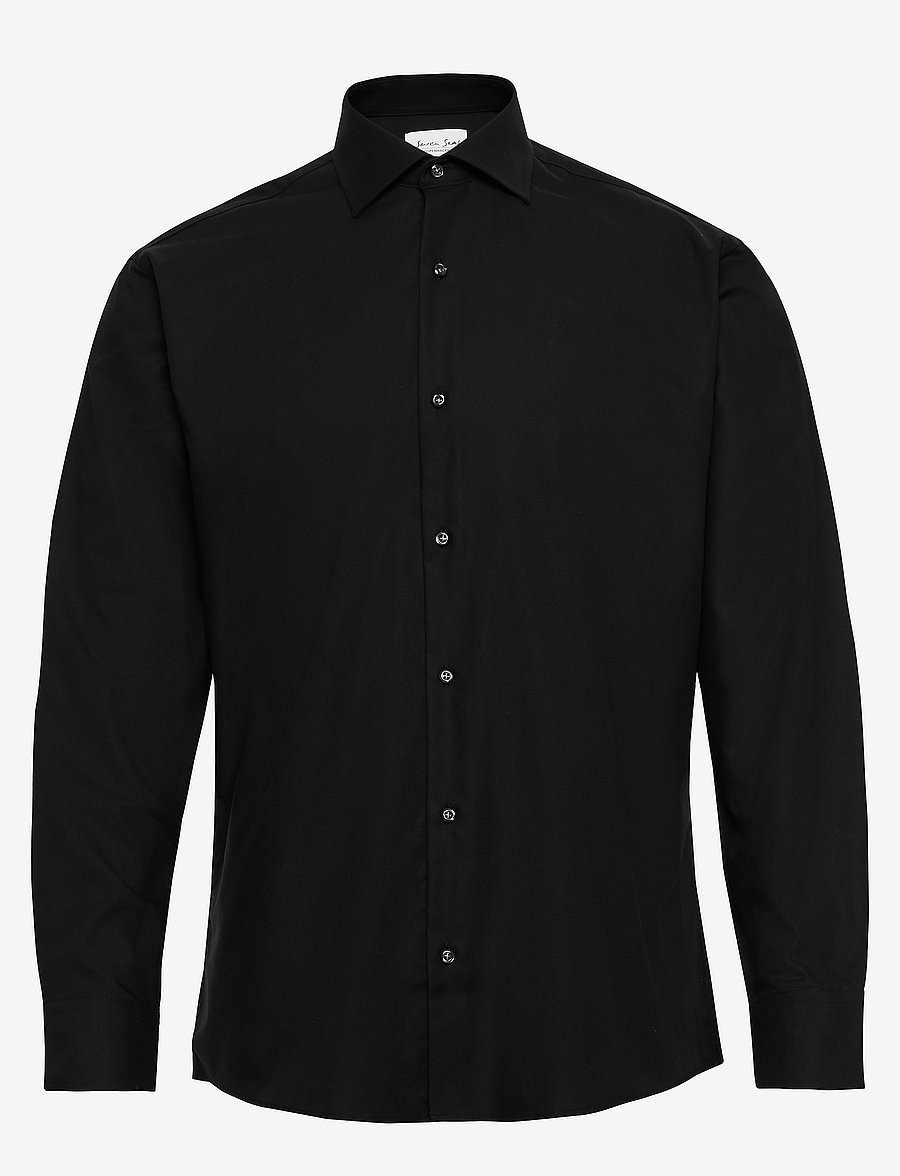 Seven Seas Copenhagen - SEVEN SEAS Fine Twill | modern - ametlikud särgid - black - 1