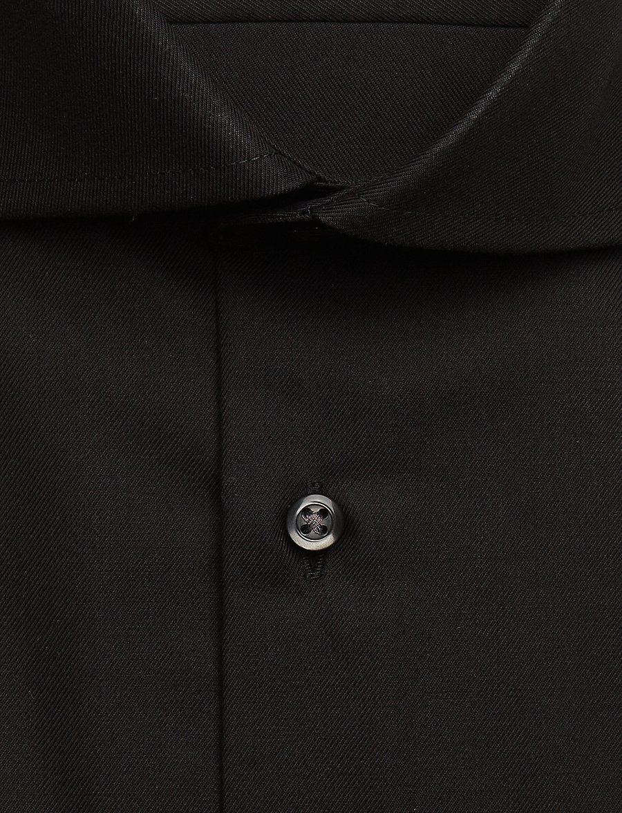 Seven Seas Copenhagen - SEVEN SEAS Fine Twill | modern - ametlikud särgid - black - 3