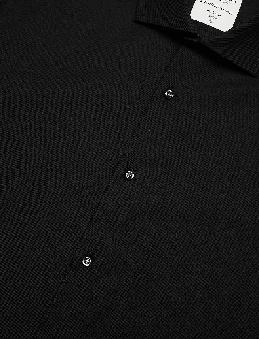 Seven Seas Copenhagen - SEVEN SEAS Fine Twill | modern - ametlikud särgid - black - 4
