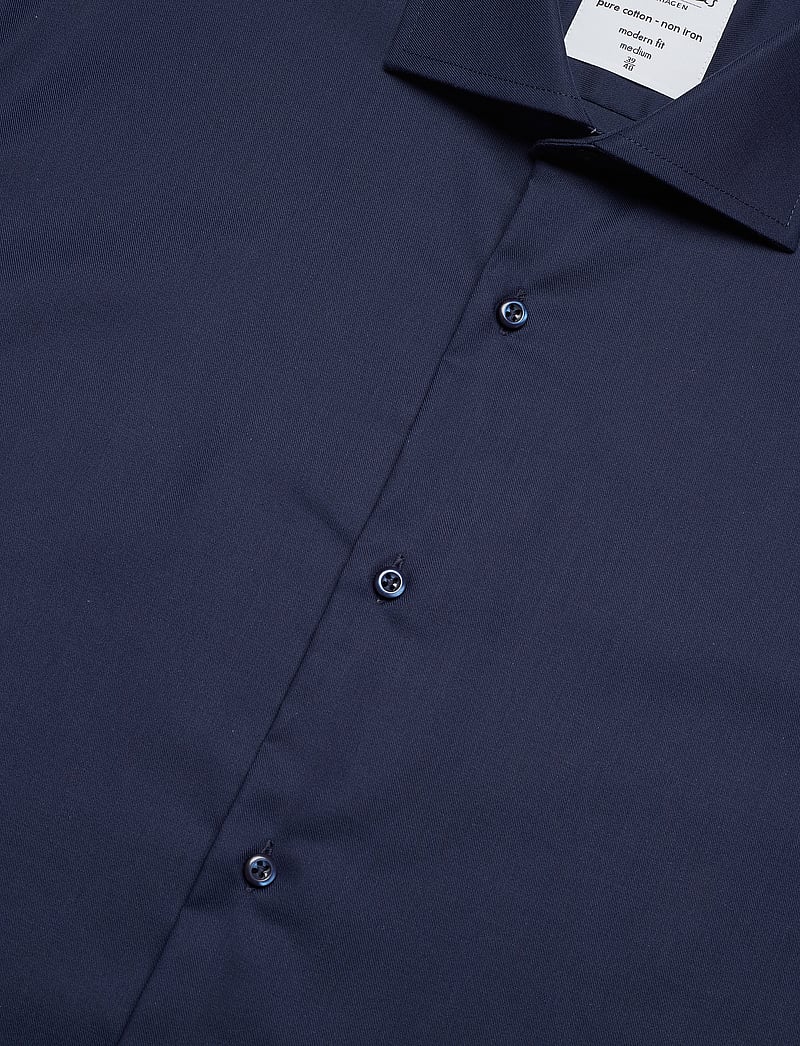 Seven Seas Copenhagen - Fine Twill - Boozt - kostymskjortor - navy - 3