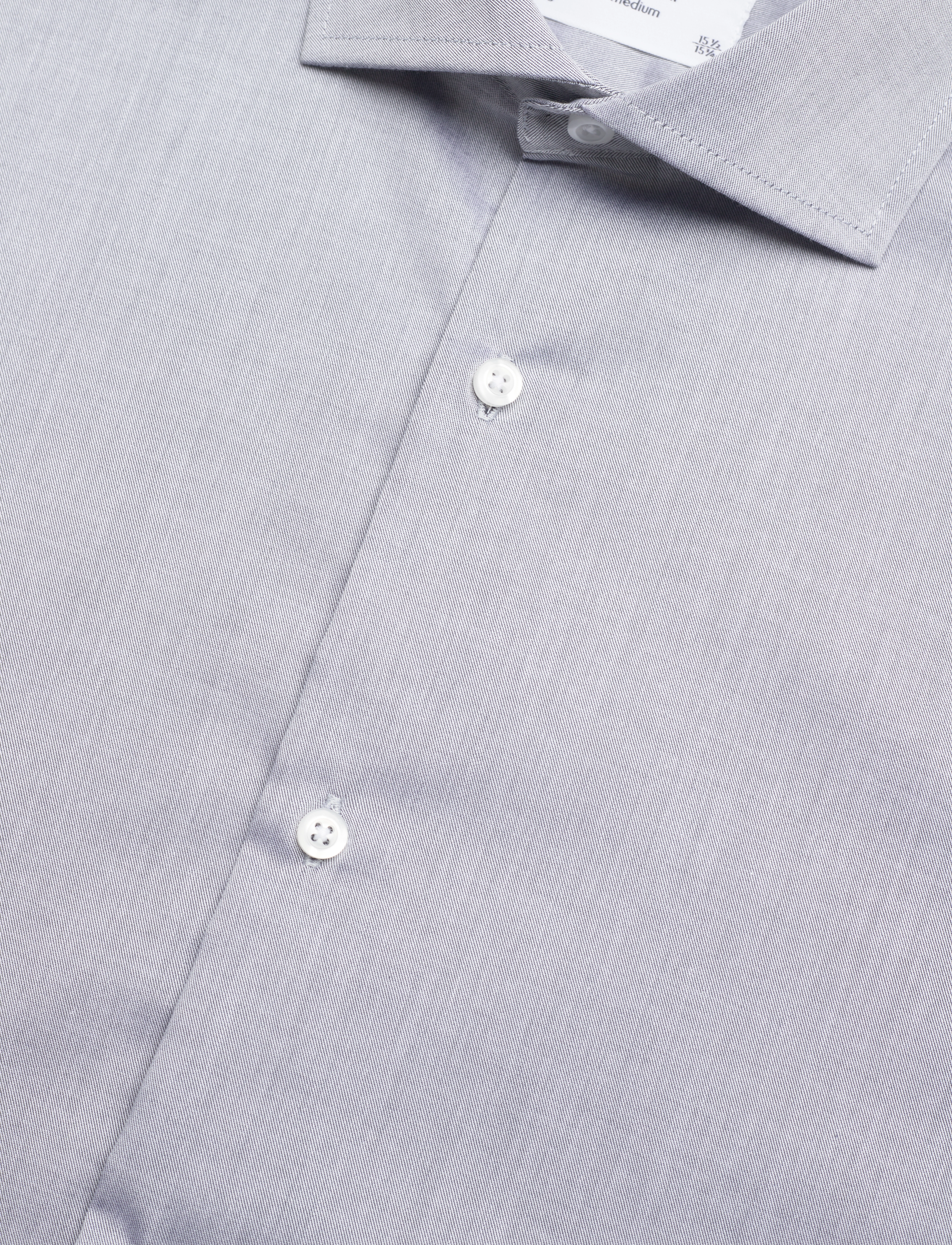 Seven Seas Copenhagen - SEVEN SEAS Fine Twill | modern - basic skjorter - silver grey - 3