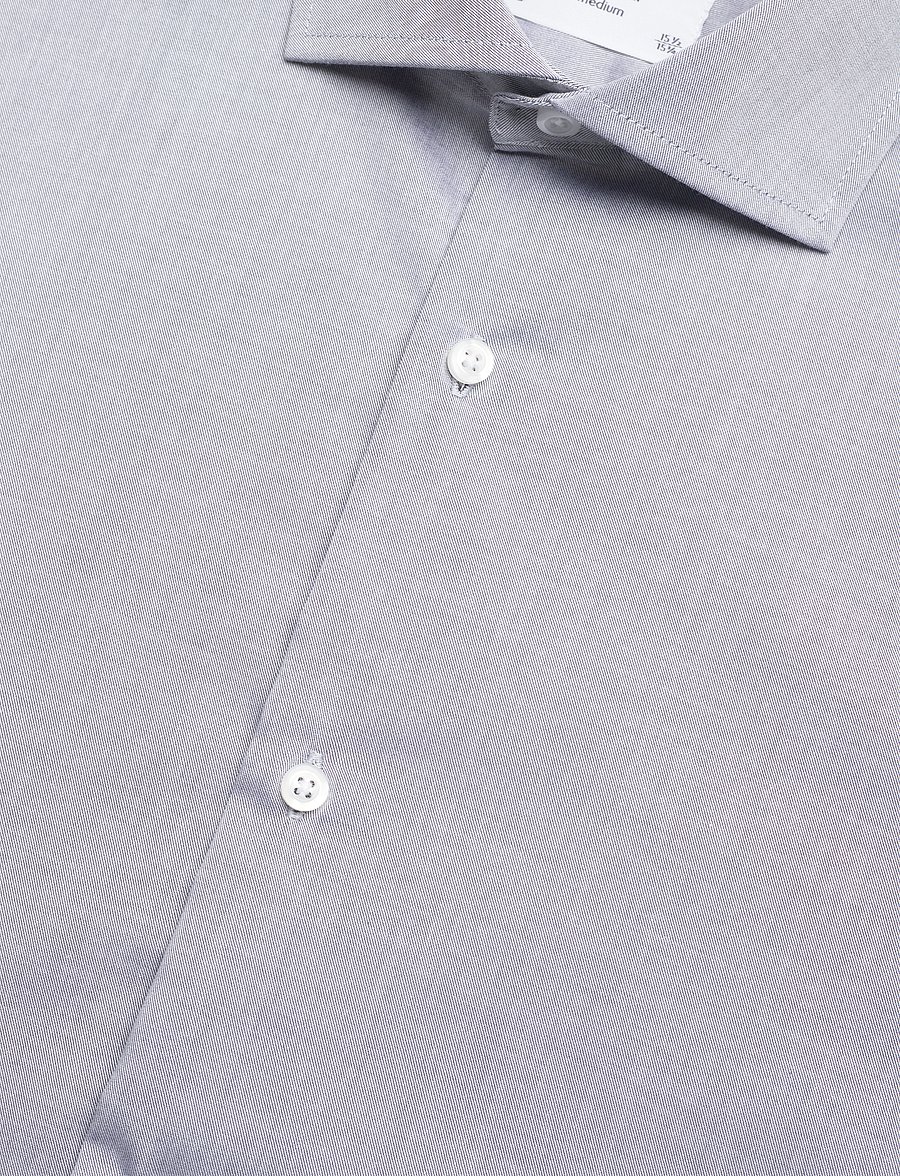 Seven Seas Copenhagen - SEVEN SEAS Fine Twill | modern - formelle hemden - silver grey - 3