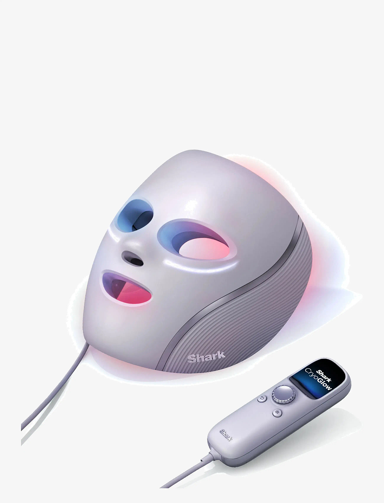 Shark Shark CryoGlow Blemish Repair Mask with Charging Stand - Viimane võimalus - WHITE / white
