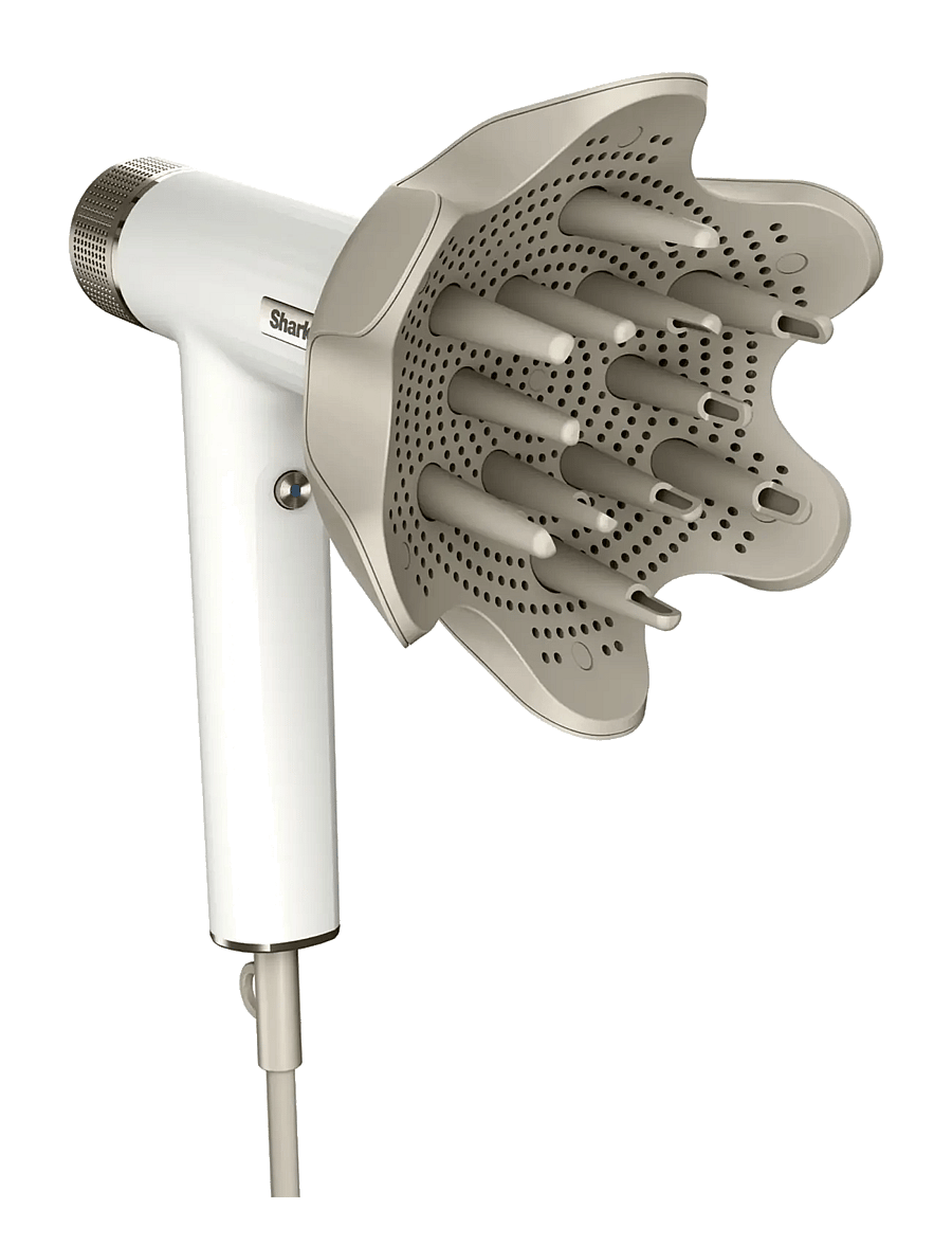Shark - SHARK SPEEDSTYLE HD352EU 5-i-1 HÅRTORK & RAPIDGLOSS FINISHER - föönid - white - 5