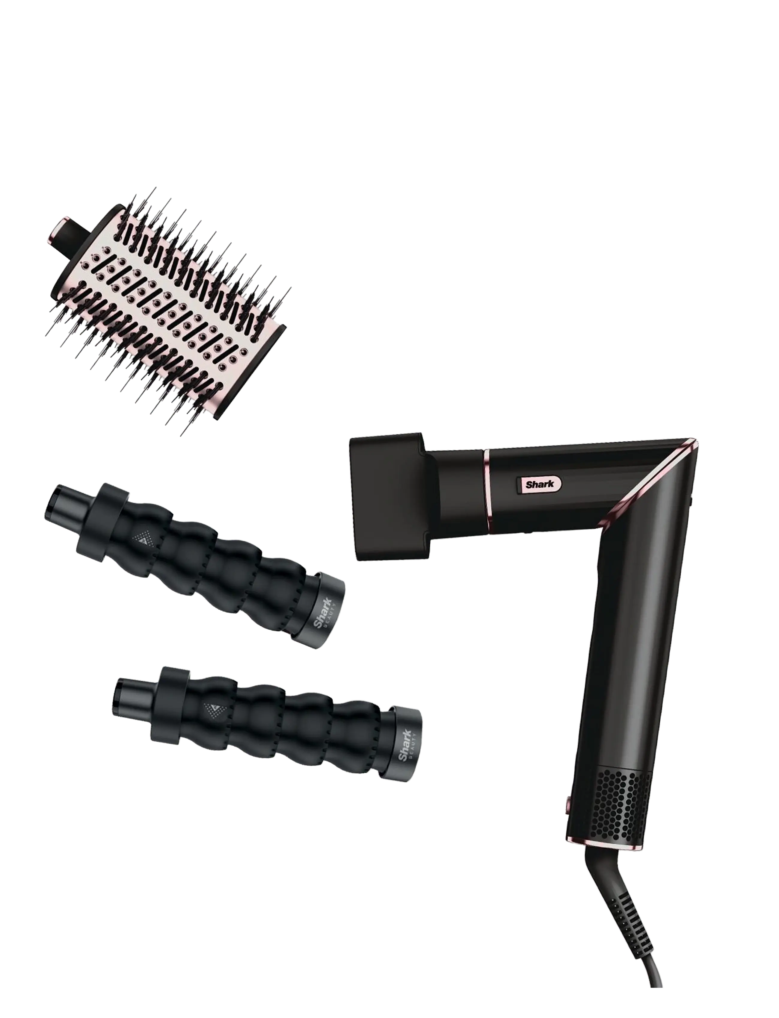 Shark Flexstyle 3-In-1 Hair Styler & Dryer Black Hd426Eu, Tørretumbler, Sort, Str: ONE SIZE