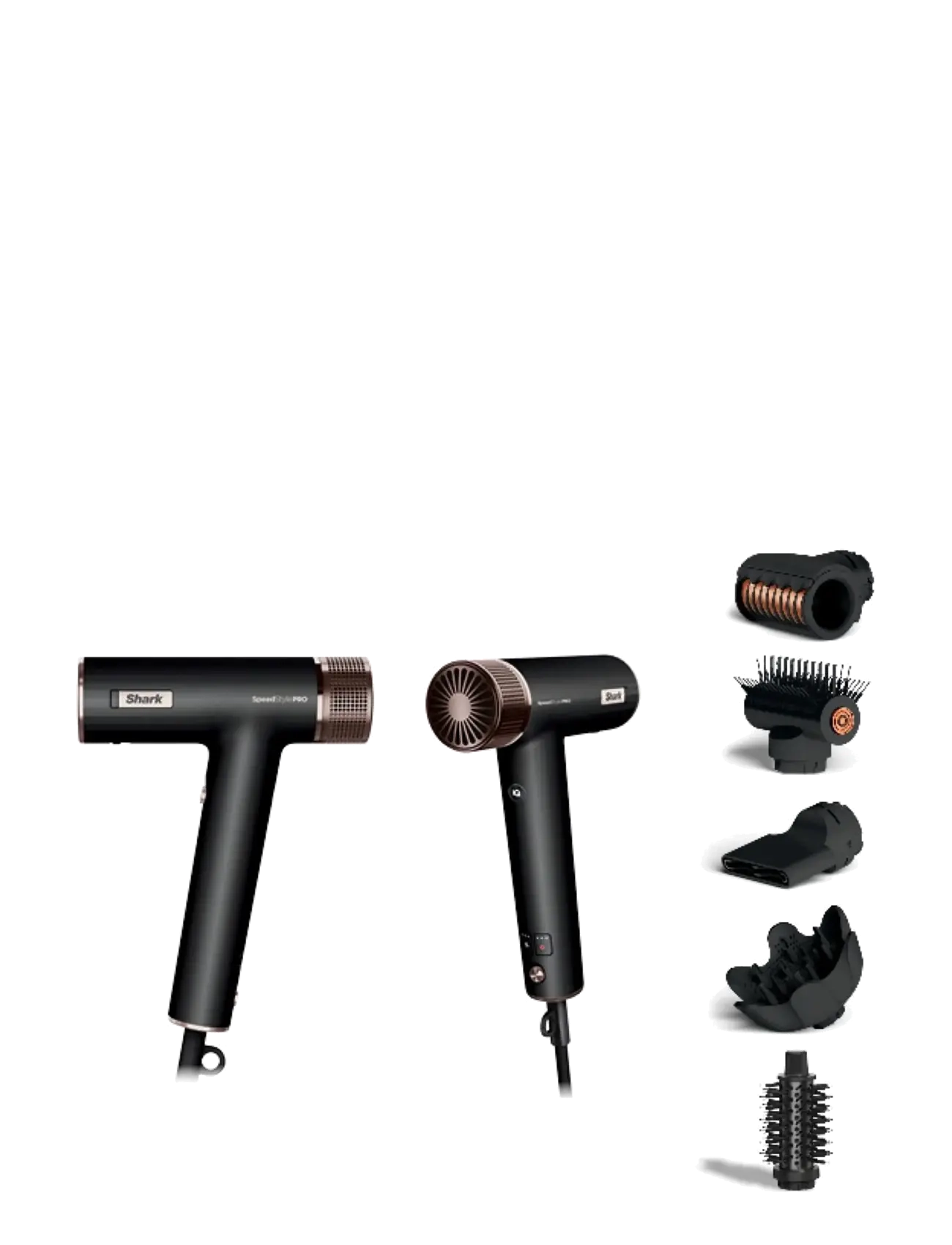 Shark - SHARK 5-I-1 HÅRTORK MED HÖG HASTIGHET HD752EU - hárblásarar - black - 1
