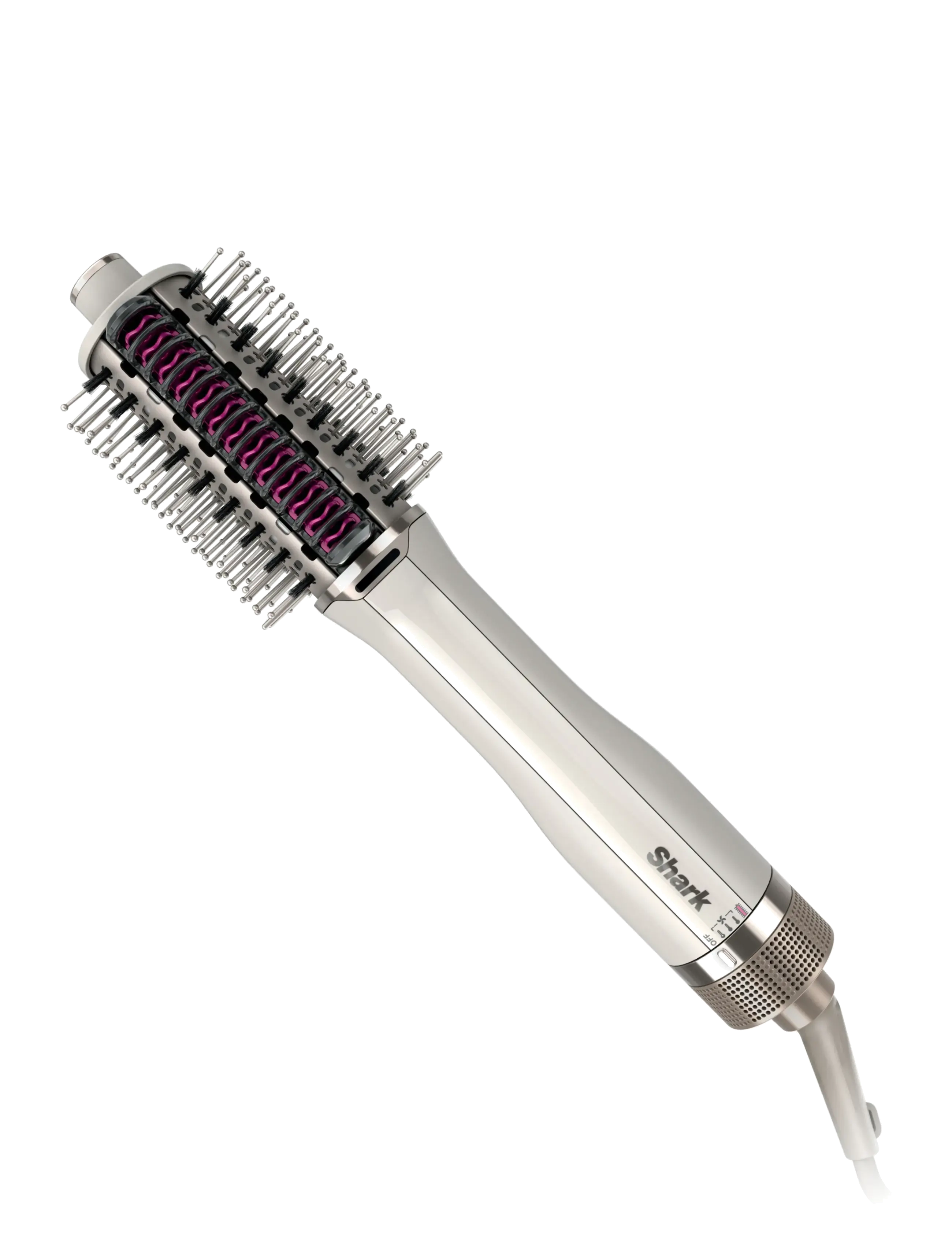 Shark SHARK BEAUTY HT202EU UPP VÄRMD KAM OCH FÖN BORSTE - Hár - WHITE / white