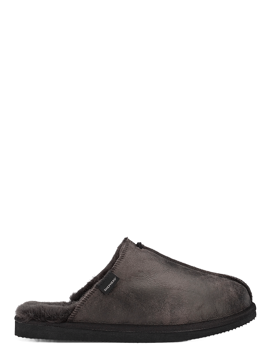 Shepherd - Hugo tofflor - hausschuhe - matt black - 1